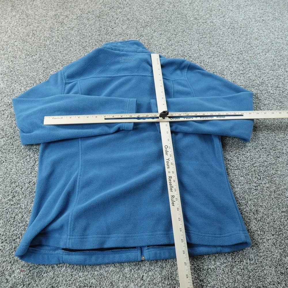 Outback Trading Jacket Womens XL Blue Fleece Full Zip Outdoor Western Rodeo Coat